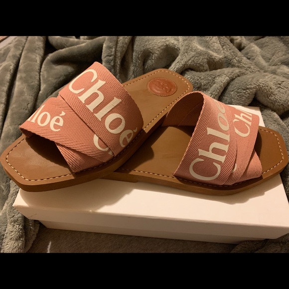 Chloe Shoes - Chloe woody flat mules